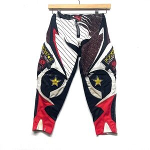 MSR Malcolm Smith Racing Motocross Pants Men's 24 Multicolor Rockstar Energy